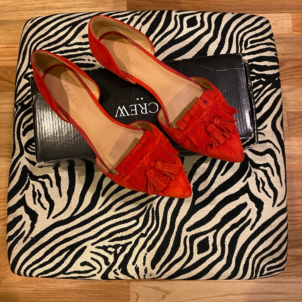 Beautiful flats shoes in red ! Very comfortable!
